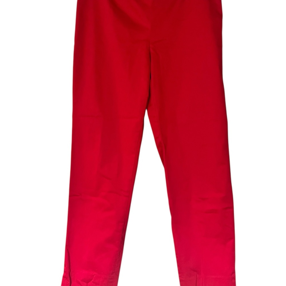 Liz Claiborne Red side zip pants